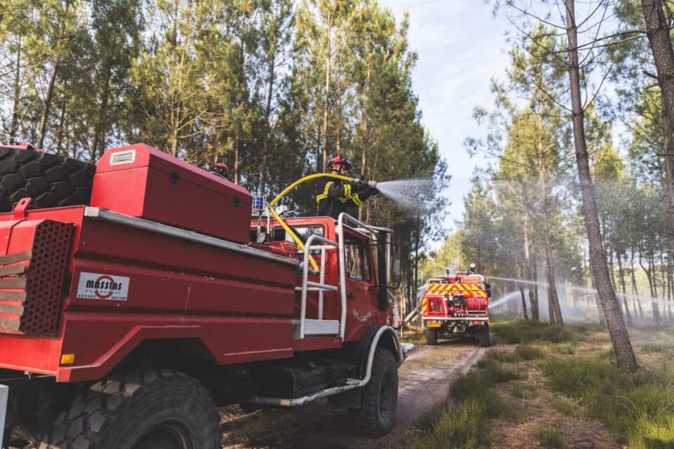 Feu de forêt à Soustons : 2e incendie en une semaine dans les Landes, 34 pompiers mobilisés