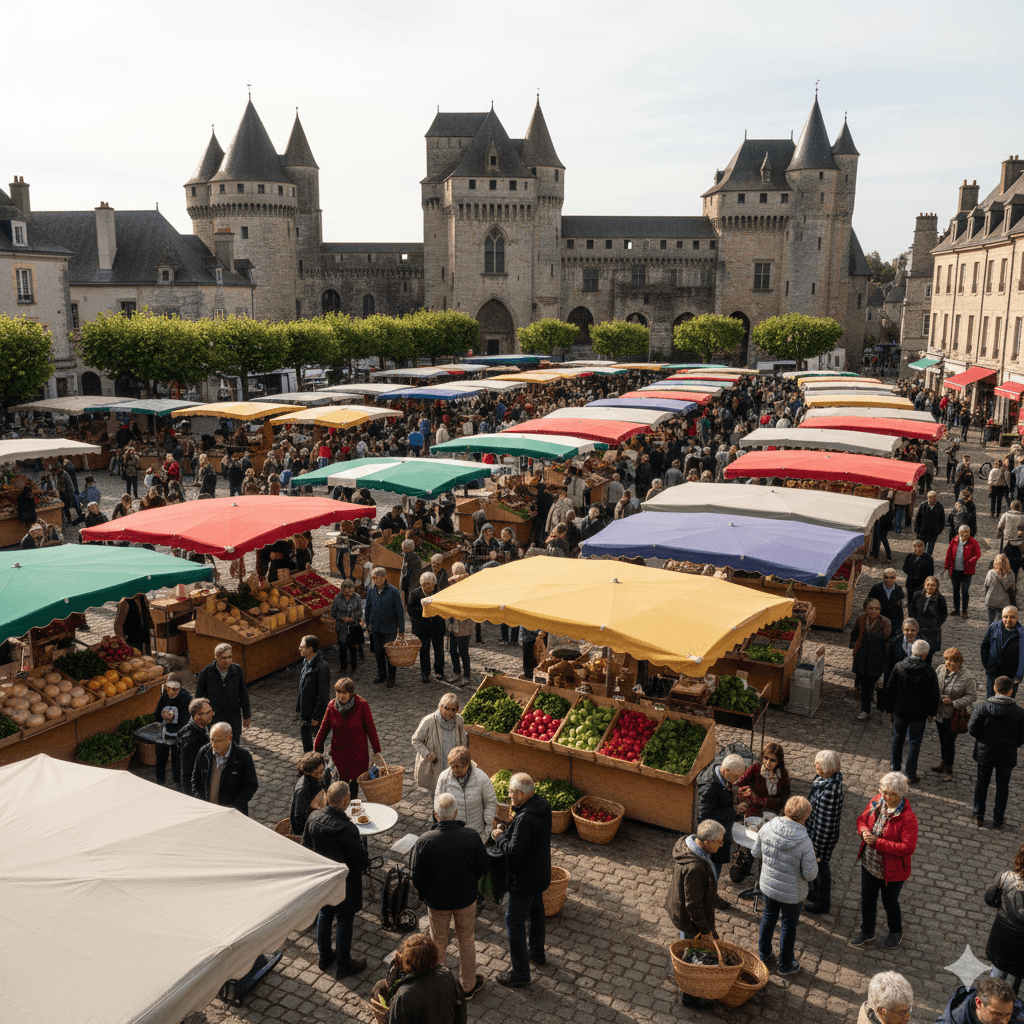 Pourquoi le marché de Chauvigny attire bien plus que les habitués?